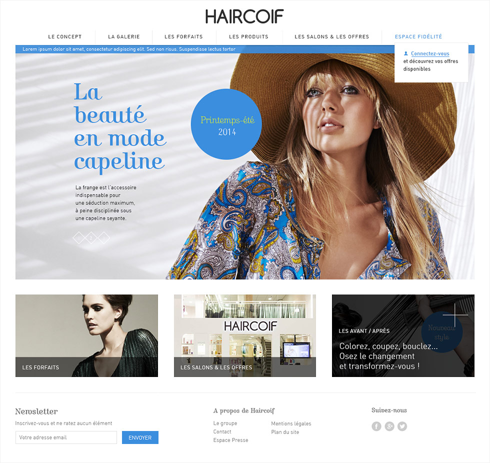 Site Haircoif - HP