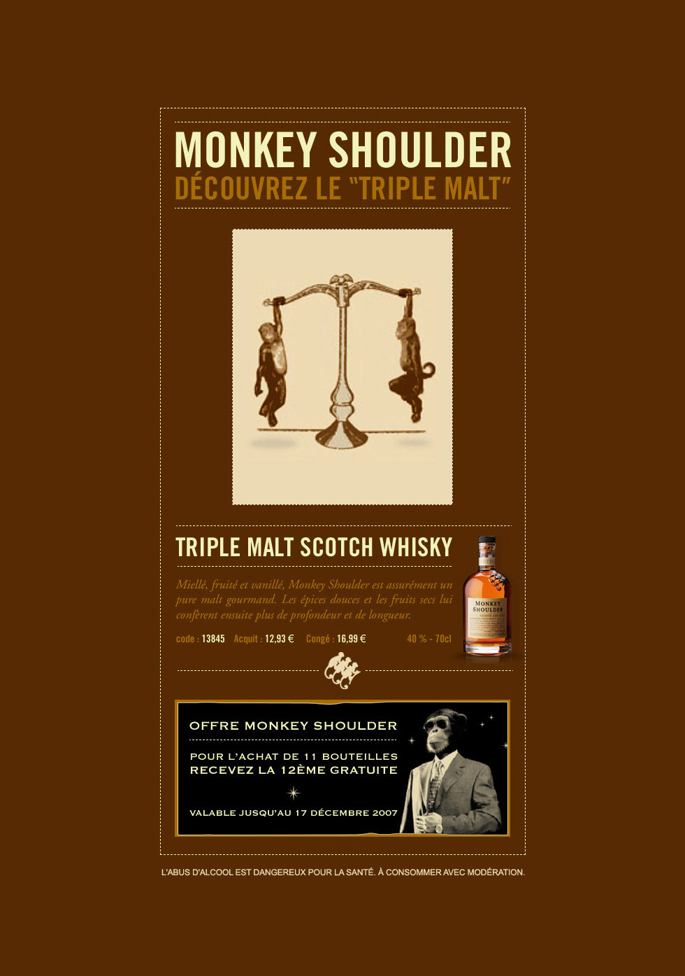 Monkey shoulder